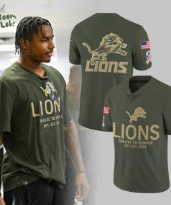 Detroit Lions Salute to Service 2025 Jersey