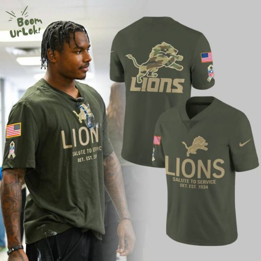 Detroit Lions Salute to Service 2025 Jersey