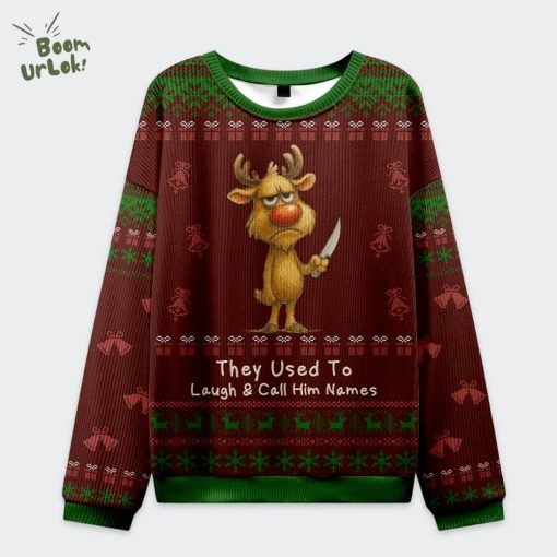 Don’t Mess with Rudolph Christmas Ugly Sweat