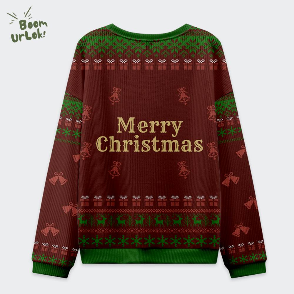 Don't Mess with Rudolph Christmas Ugly Sweat Don't Mess with Rudolph Christmas Ugly Sweat