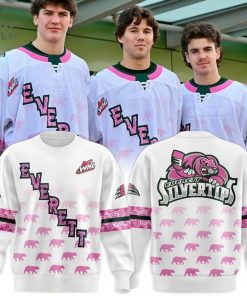 Everett Silvertips ” Cancer ” Specialty Sweatshirt 2025