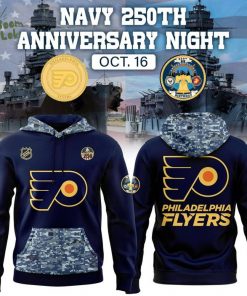Exclusive Philadelphia Flyers x Navy 250th Anniversary Night Hoodie