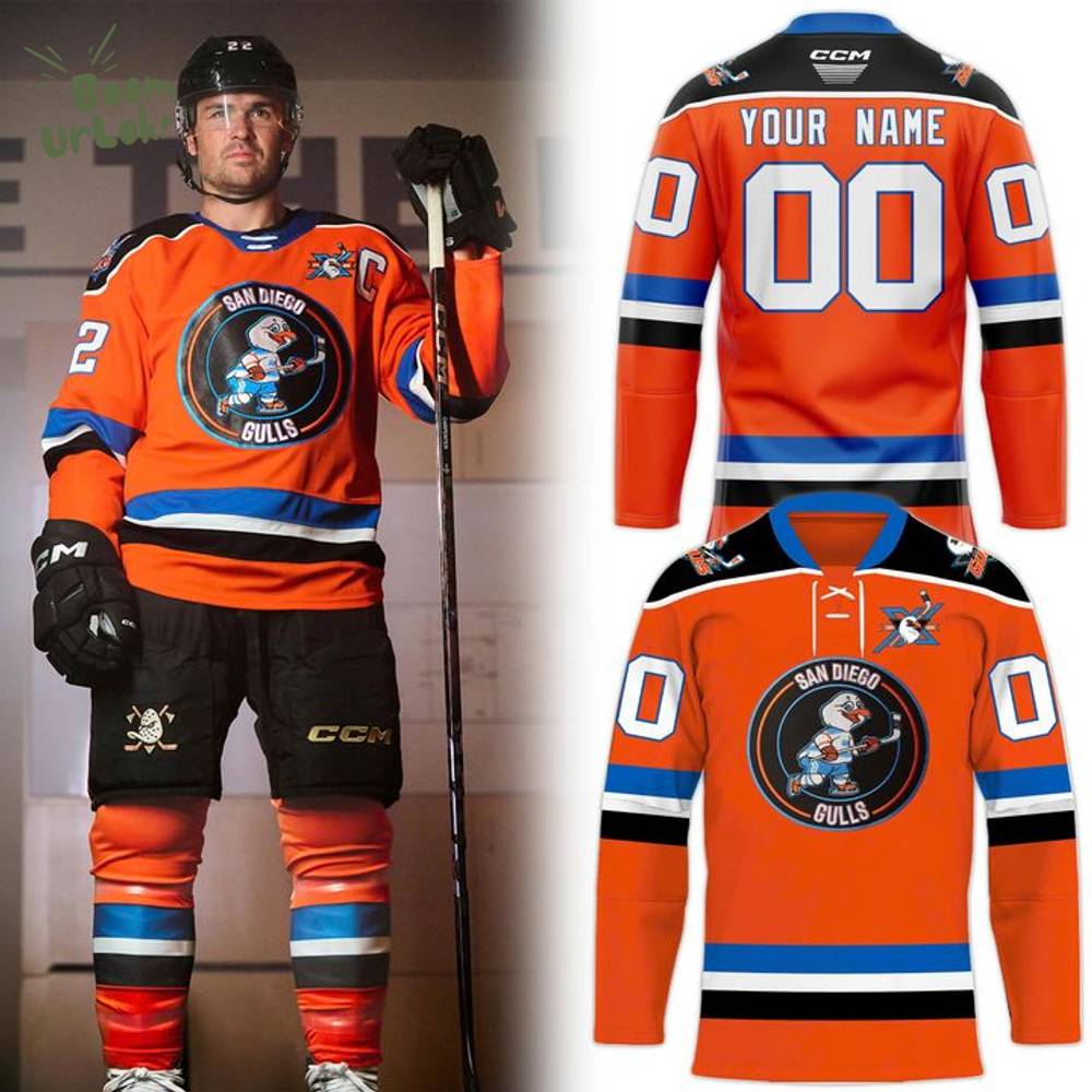 Exclusive San Diego Gulls 10 Year Anniversary Jersey Exclusive San Diego Gulls 10 Year Anniversary Jersey