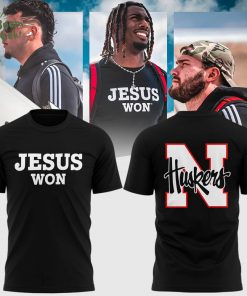 Exclusive Version Nebraska Football Jesus Won Tshirt 2025