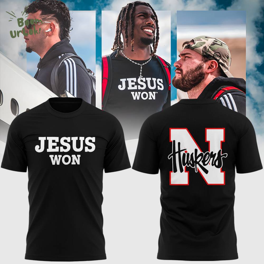 Exclusive Version Nebraska Football Jesus Won Tshirt 2025 Exclusive Version Nebraska Football Jesus Won Tshirt 2025