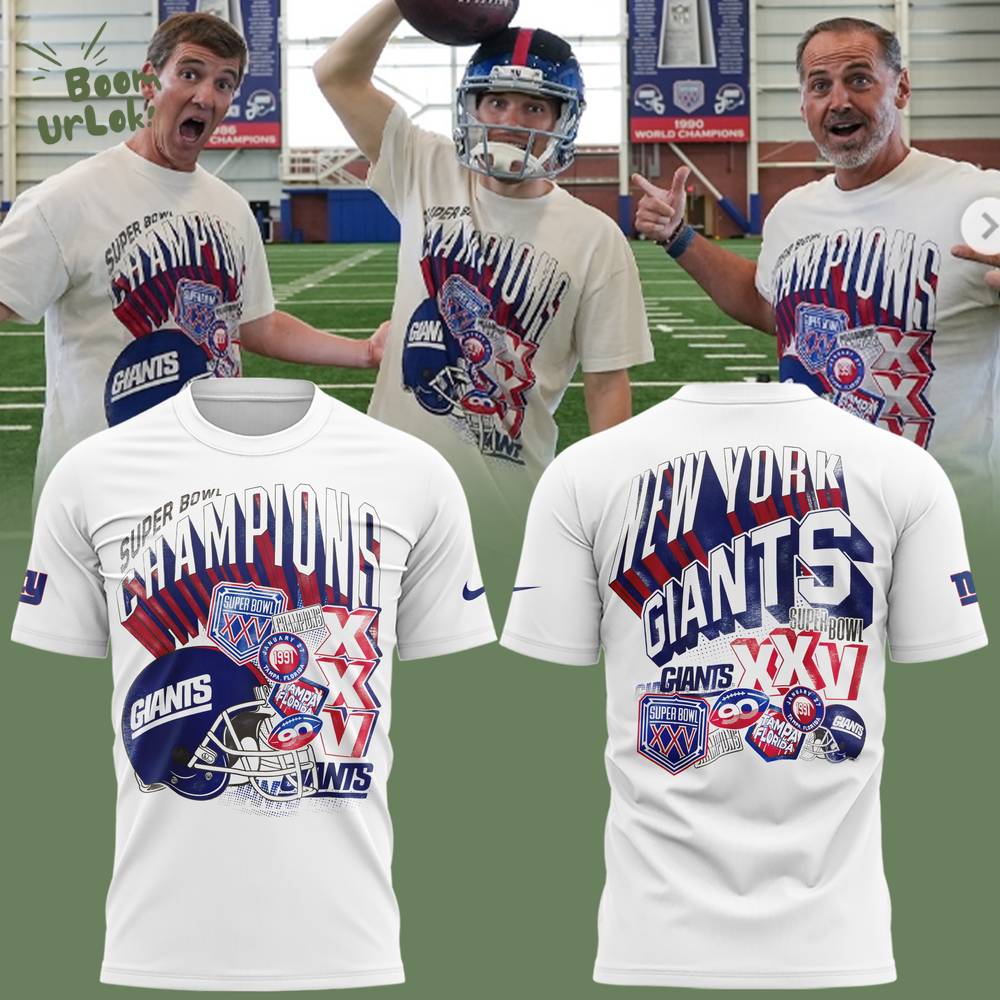 Exclusive Version New York Giants Tshirt 2025 Exclusive Version New York Giants Tshirt 2025