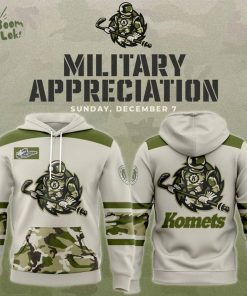 Fort Wayne Komets Military Appreciation Night Hoodie 2025