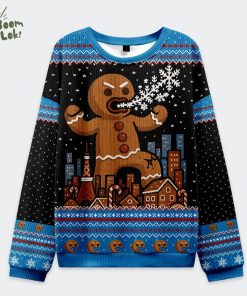 Gingerbread Monster Christmas Ugly Sweat