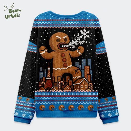 Gingerbread Monster Christmas Ugly Sweat