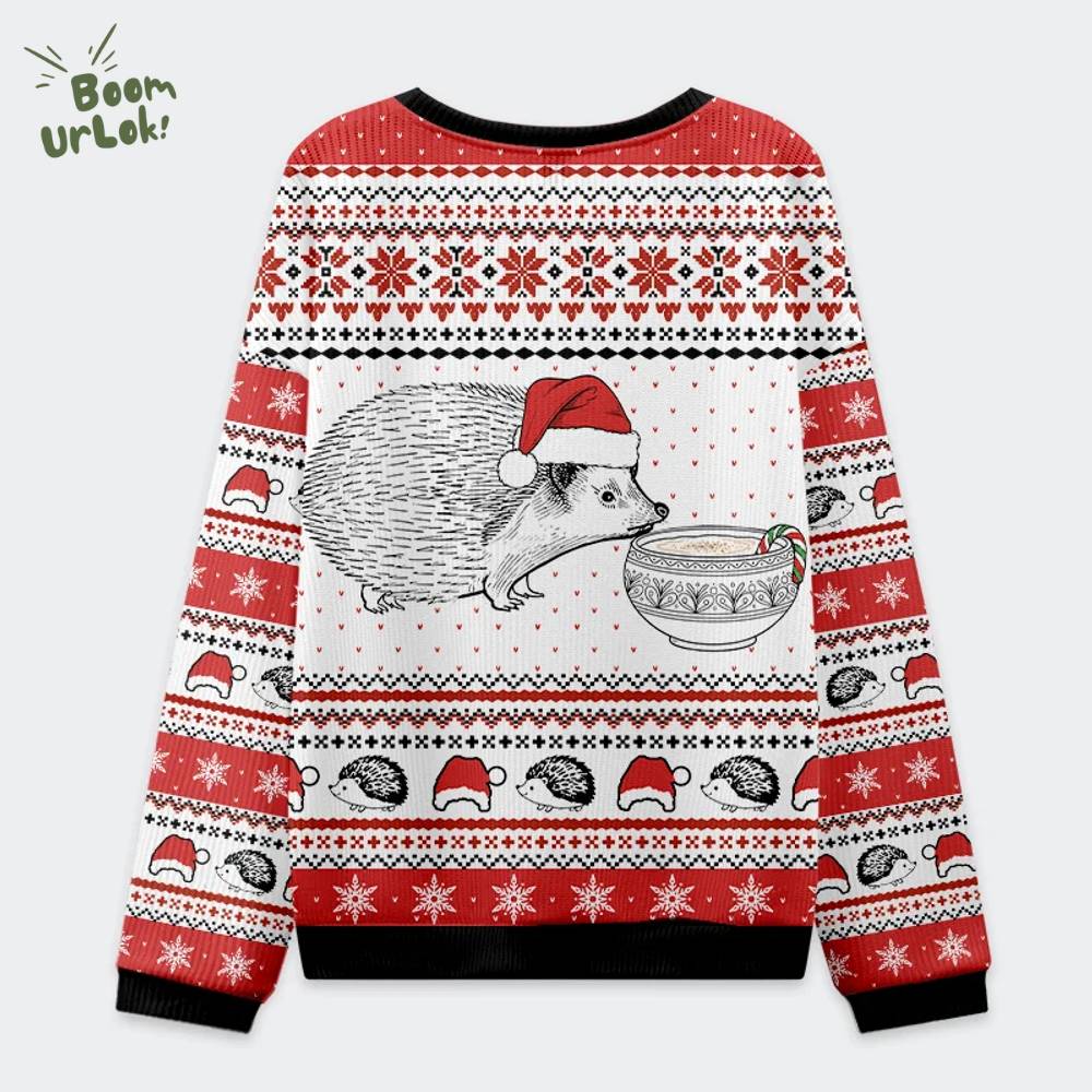 Hedgehog Rejection Christmas Ugly Sweat Hedgehog Rejection Christmas Ugly Sweat