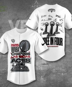 Las Vegas Aces 2025 WNBA Finals Champions Baseball Jersey