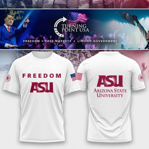 Limited Edition Arizona State University x Turning Point USA W T-Shirt