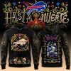 Limited Edition Detroit Lions Black Hasta La Muerte Graphic Hoodie