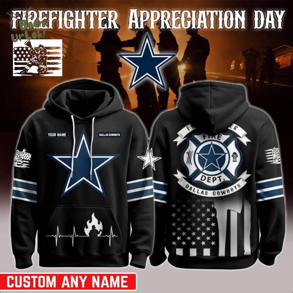 Limited Edition Dallas Cowboys x Firefighter Appreciation Honor Hoodie-3D Unisex Hoodie Limited Edition Dallas Cowboys x Firefighter Appreciation Honor Hoodie-3D Unisex Hoodie