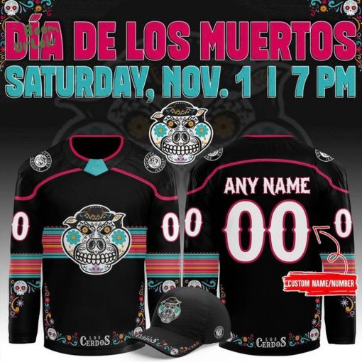 Limited Editions Rockford IceHogs x 2025 Dia de Los Muertos Jersey