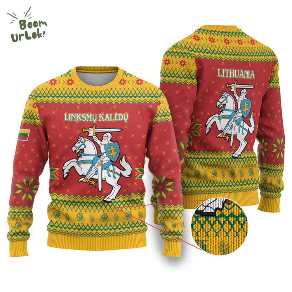 Lithuania Christmas Ugly Christmas Sweater Lithuania Christmas Ugly Christmas Sweater