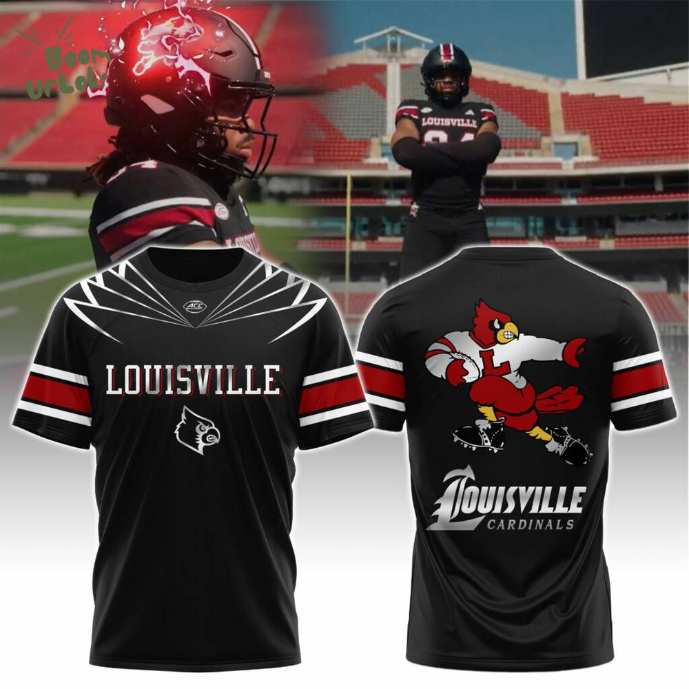 Louisville Cardinals Retro Mascot Tshirt Louisville Cardinals Retro Mascot Tshirt