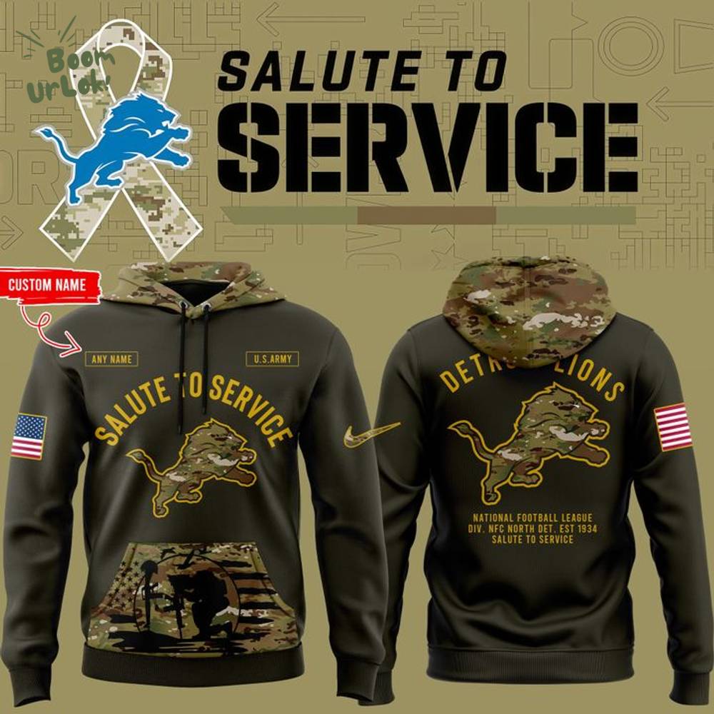 Men's Camo Detroit Lions 2025 NFL Salute to Service Limited Pullover Hoodie Men's Camo Detroit Lions 2025 NFL Salute to Service Limited Pullover Hoodie