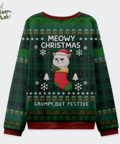 Meowy & Grumpy Festive Christmas Ugly Sweat