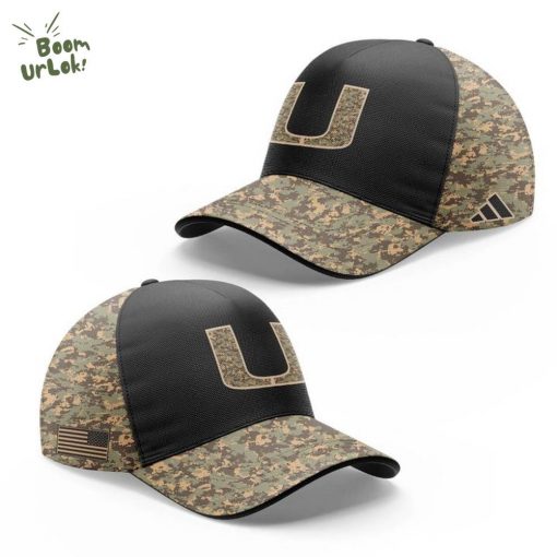 Miami Hurricanes Camo 2025 Military Appreciation Night Hoodie