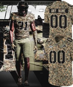 Miami Hurricanes Football Military Camo Mode Jersey 2025