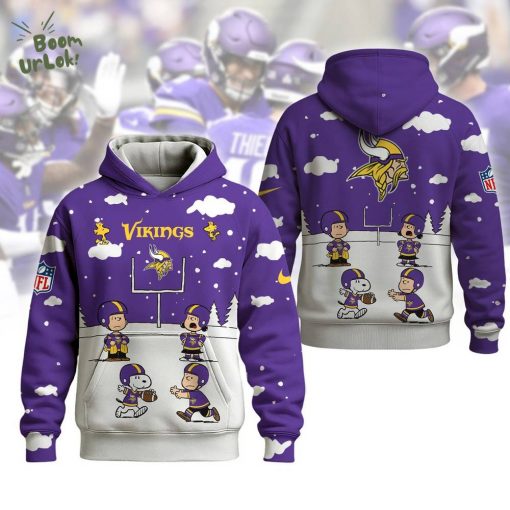 Minnesota Vikings Snoopy Hoodie – Peanuts Christmas