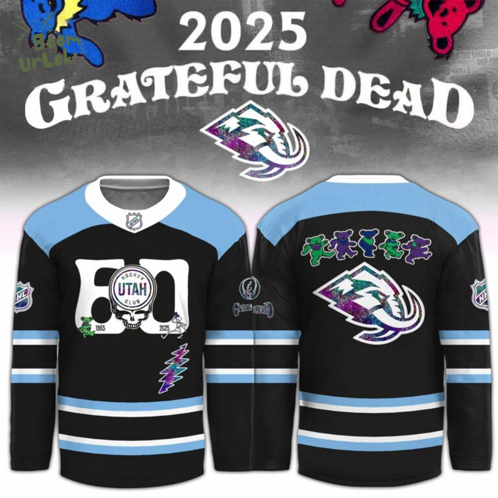 NHL x Grateful Dead 60th Hockey Jersey Editions Limited 1965 2025 NHL x Grateful Dead 60th Hockey Jersey Editions Limited 1965 2025
