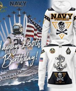 Navy Football – Navy 250th Birthday Celebration Night 2025 Hoodie
