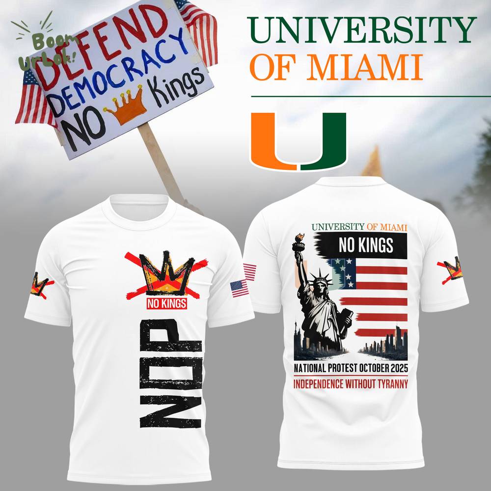 No King – University Of Miami Shirt No King – University Of Miami Shirt