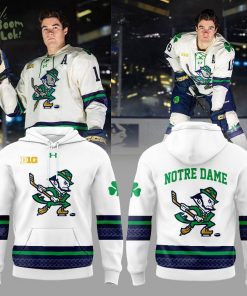 Notre Dame Fighting Irish Leprechaun Hockey 2025 Hoodie