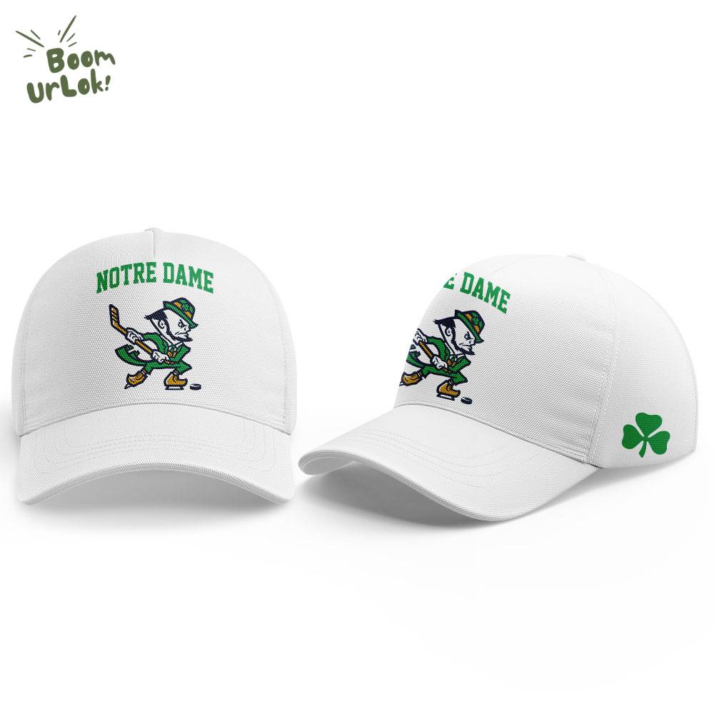 Notre Dame Fighting Irish Leprechaun Hockey 2025 Hoodie Notre Dame Fighting Irish Leprechaun Hockey 2025 Hoodie