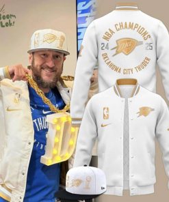 Oklahoma City Thunder’s 2025 Ring Ceremony Jacket