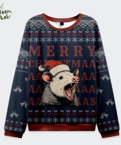 Opossum Holiday Cheer Christmas Ugly Sweat