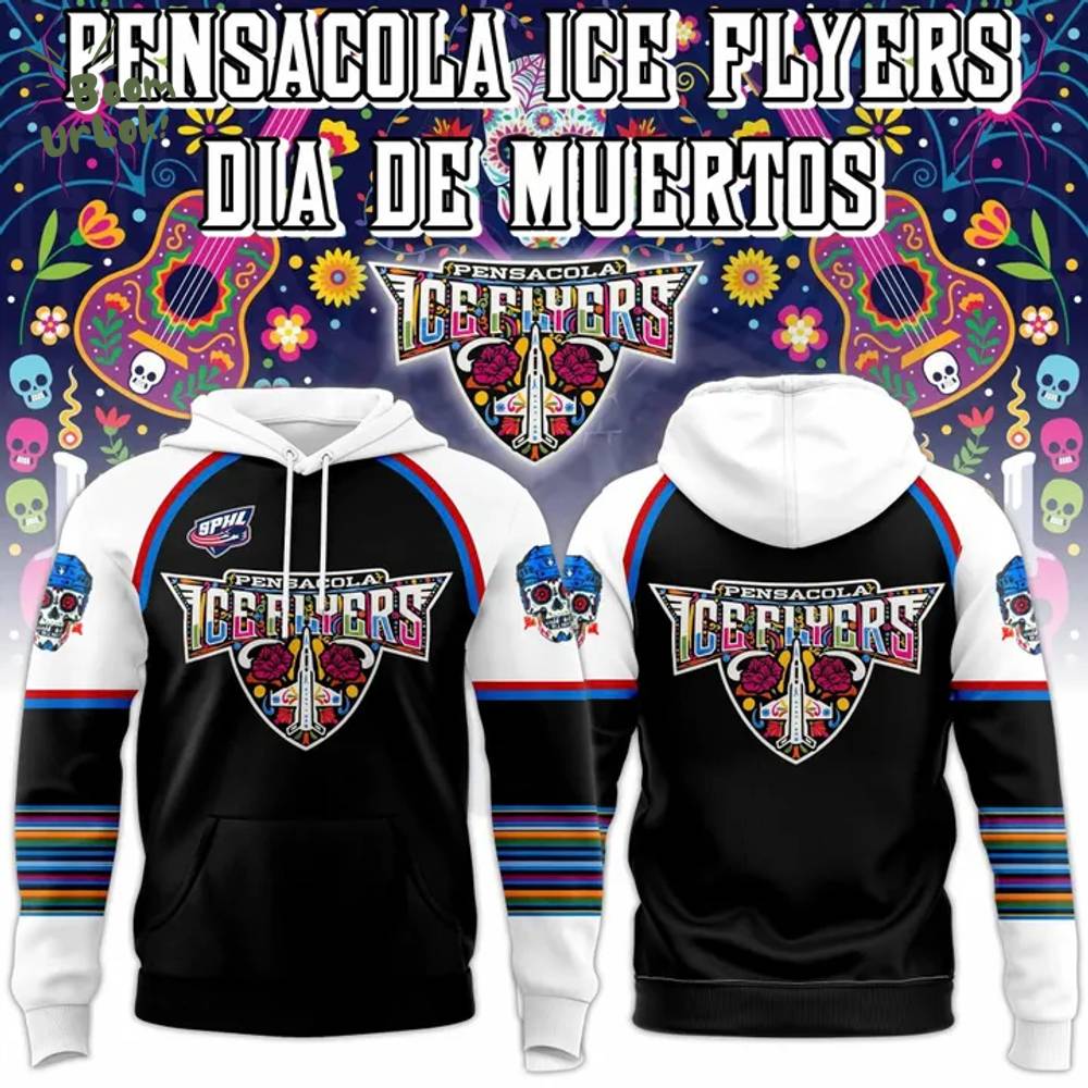 Pensacola Ice Flyers "November 1 at our Day of the Dead Night" Hoodie Pensacola Ice Flyers "November 1 at our Day of the Dead Night" Hoodie