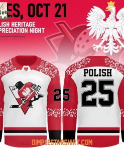 Pittsburgh Penguins x Polish Heritage Appreciation Night 2025 Hockey Jersey