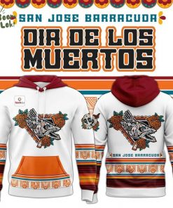 SJ Barracuda Dia de los Muertos Tigres Del Mar Hoodie 2025