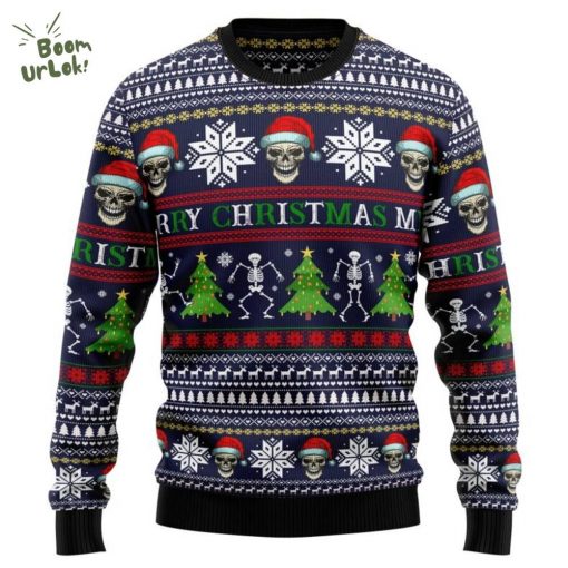 Skull Christmas Ugly Christmas Sweater