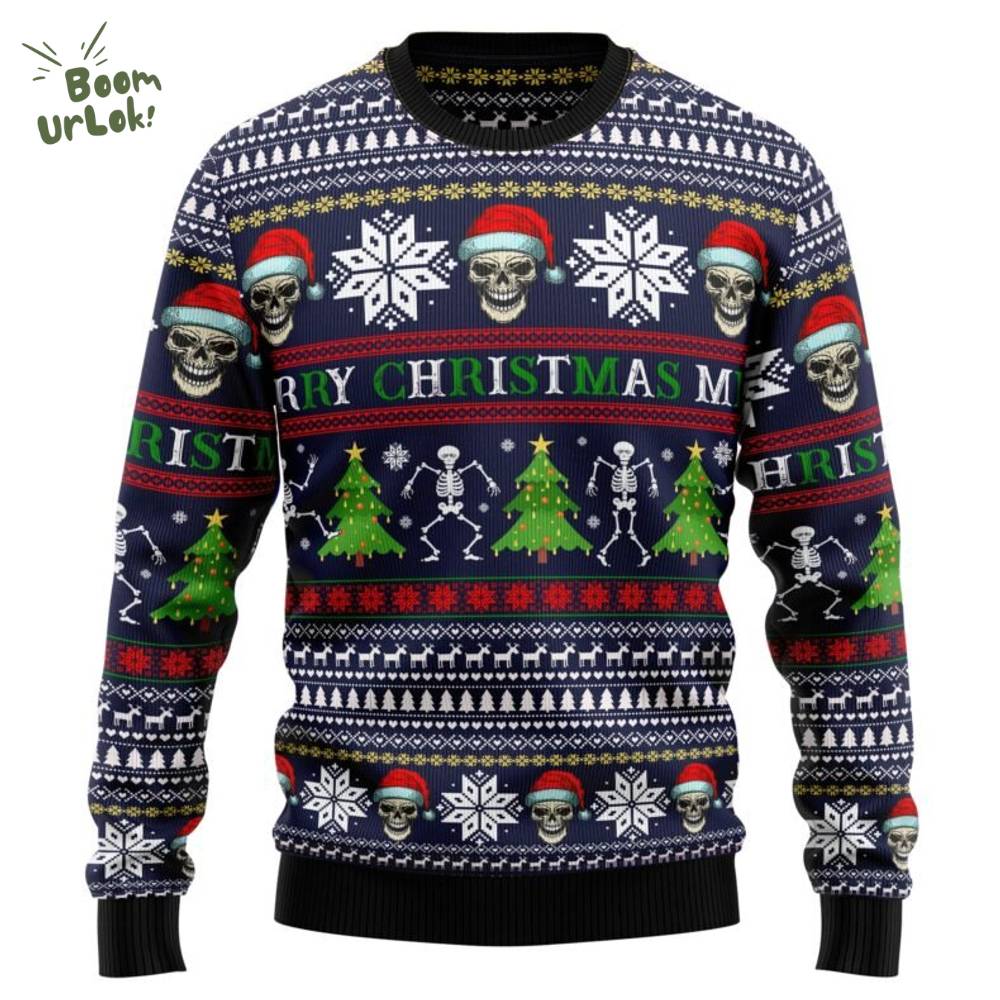 Skull Christmas Ugly Christmas Sweater Skull Christmas Ugly Christmas Sweater