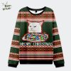 Funny Cat Mom And Dad Christmas Ugly Sweat