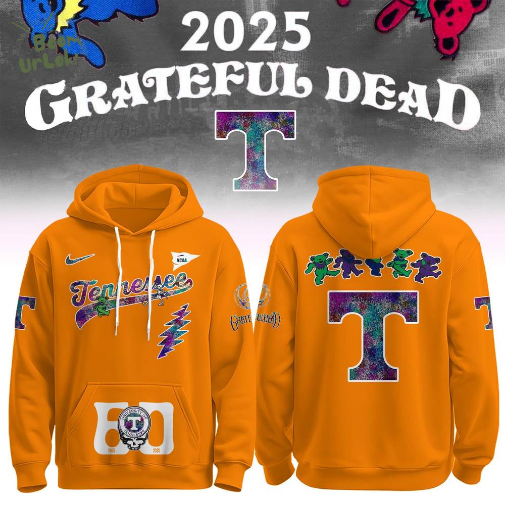 Tennessee Volunteers x Grateful Dead 2025 Hoodie – NCAA College Football Orange Hoodie Tennessee Volunteers x Grateful Dead 2025 Hoodie – NCAA College Football Orange Hoodie
