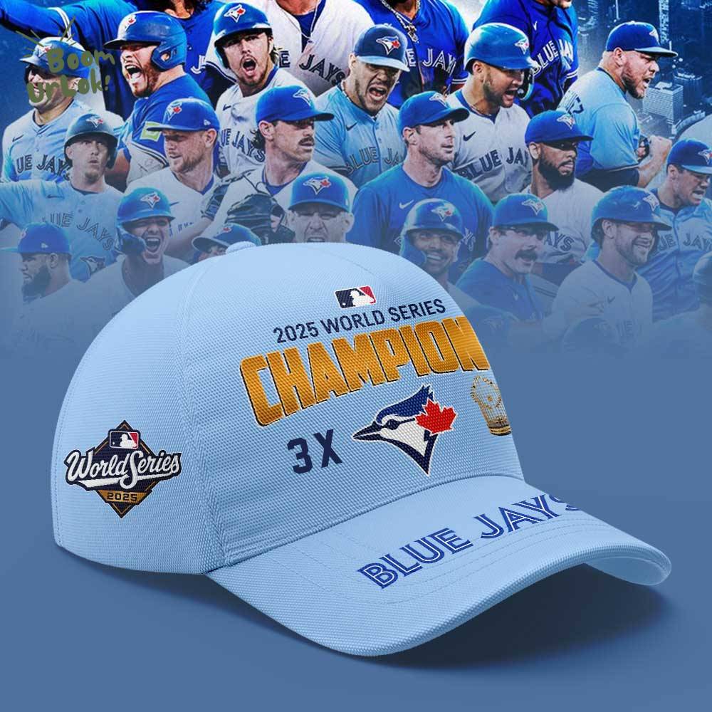 Toronto Blue Jays 2025 World Series Champions Cap Toronto Blue Jays 2025 World Series Champions Cap