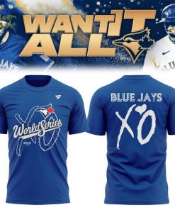 Toronto Blue Jays x The Weeknd World Series Blue T-shirt