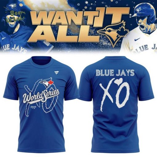 Toronto Blue Jays x The Weeknd World Series Blue T-shirt