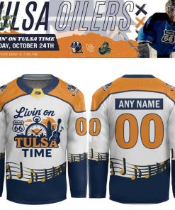 Tulsa Oilers “Livin’ on Tulsa Time” Limited Edition Jersey 2025
