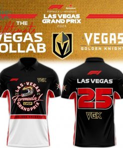 Vegas Golden Knights 2025 F1 Las Vegas GP Polo