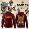 Washington Commanders Black 2025 NFL Madrid Game Black Hoodie