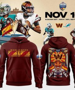 Washington Commanders 2025 NFL Madrid Game Hoodie