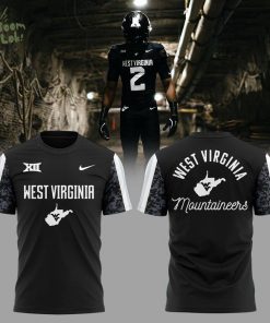 West Virginia Football Charcoal Black Suit 2025 Combo Shirt