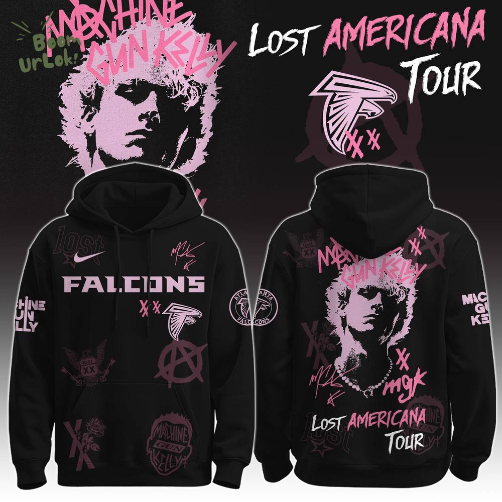 ATL Falcons x MGK ” The Lost Americana Tour ” Hoodie Limited Edition ATL Falcons x MGK ” The Lost Americana Tour ” Hoodie Limited Edition