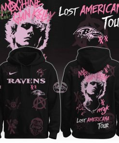 BAL Ravens x MGK ” The Lost Americana Tour ” Hoodie Limited Edition